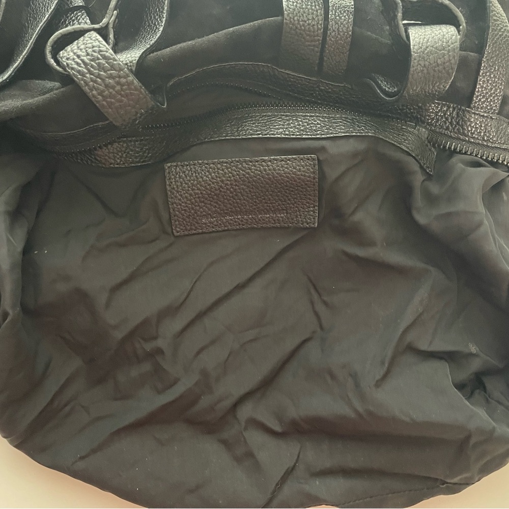 SOLD Alexander Wang rare Kirsten suede and leather tote bag satchel black strap - Picture 8 of 9